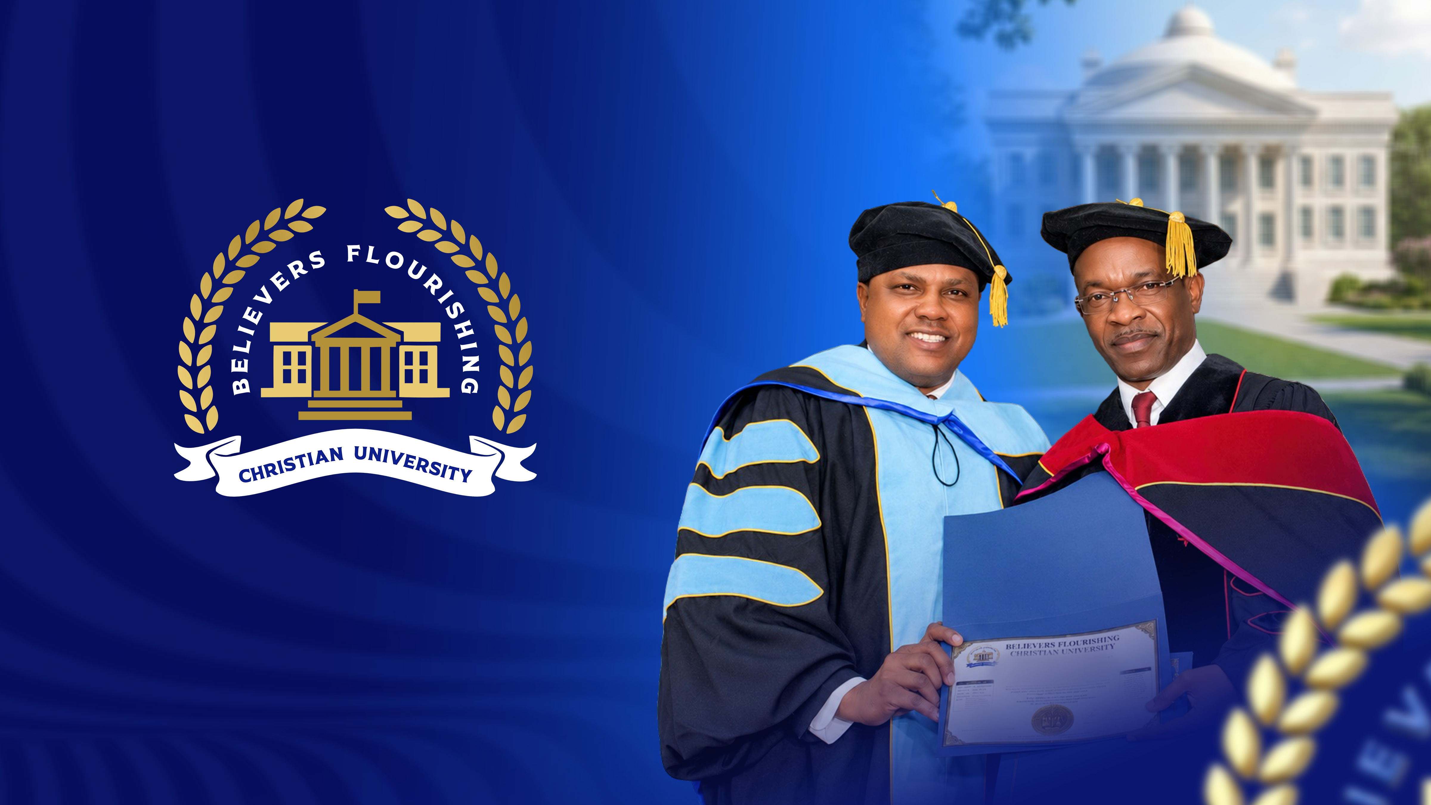 BFCU graduates in regalia